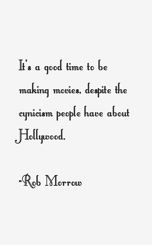 Rob Morrow Quotes