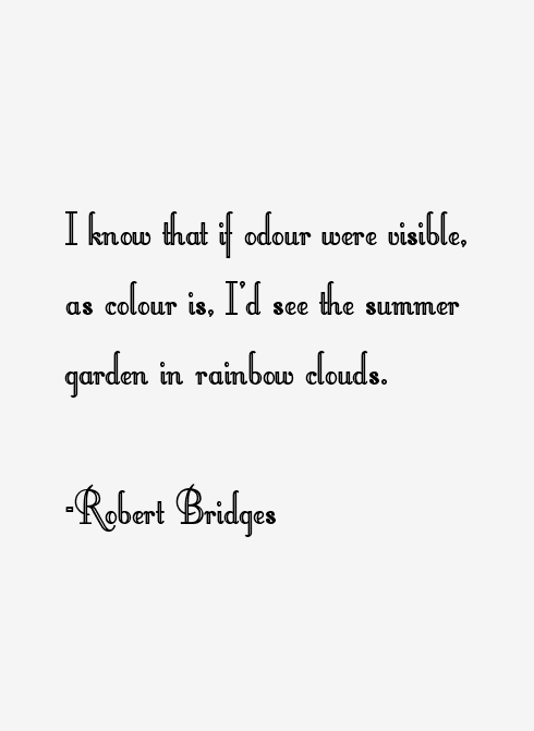 Robert Bridges Quotes