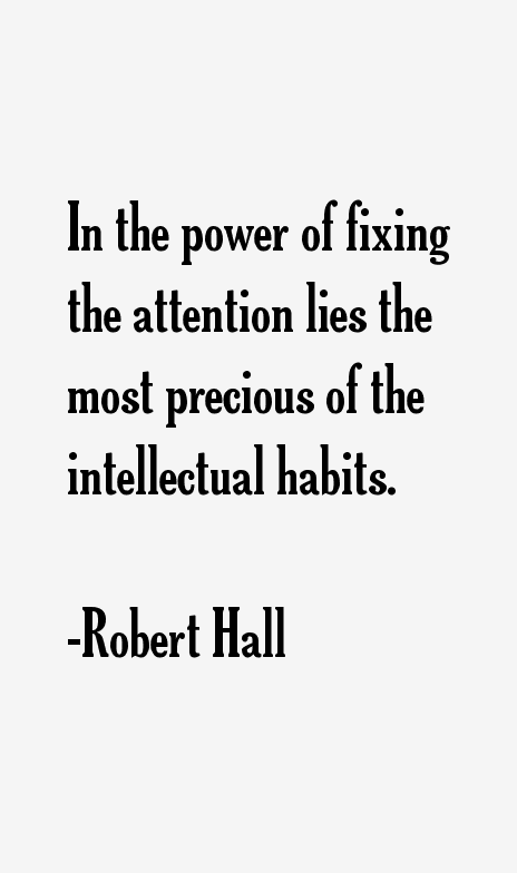 Robert Hall Quotes