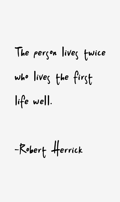 Robert Herrick Quotes