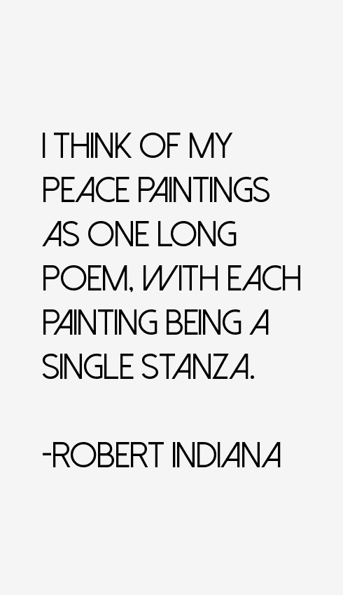 Robert Indiana Quotes