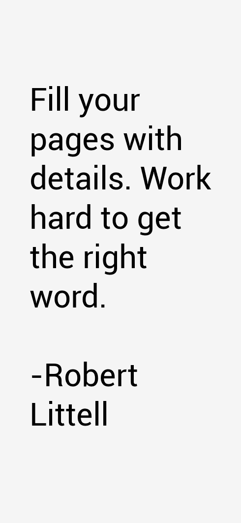 Robert Littell Quotes