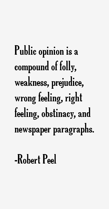 Robert Peel Quotes