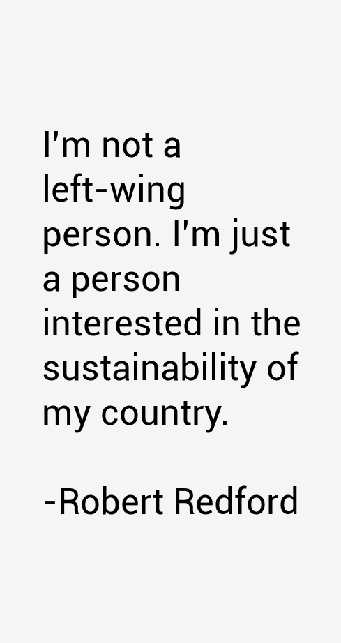 Robert Redford Quotes