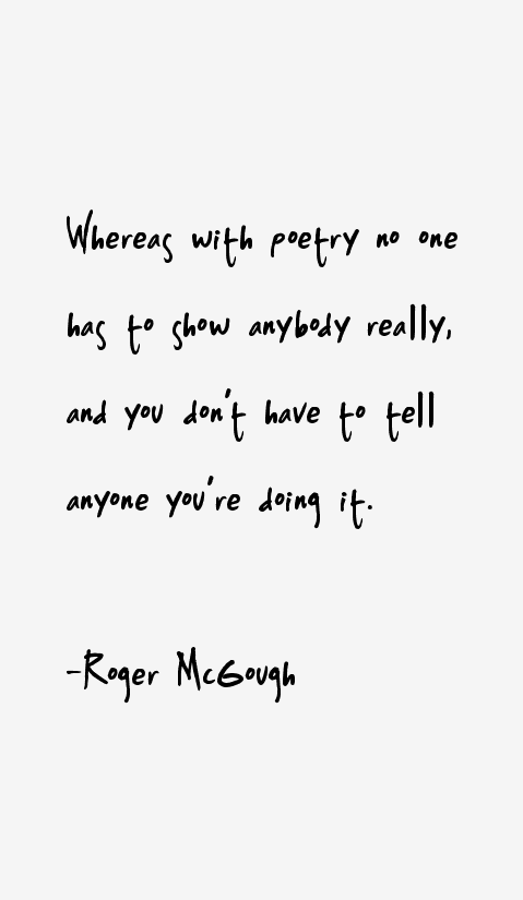Roger McGough Quotes