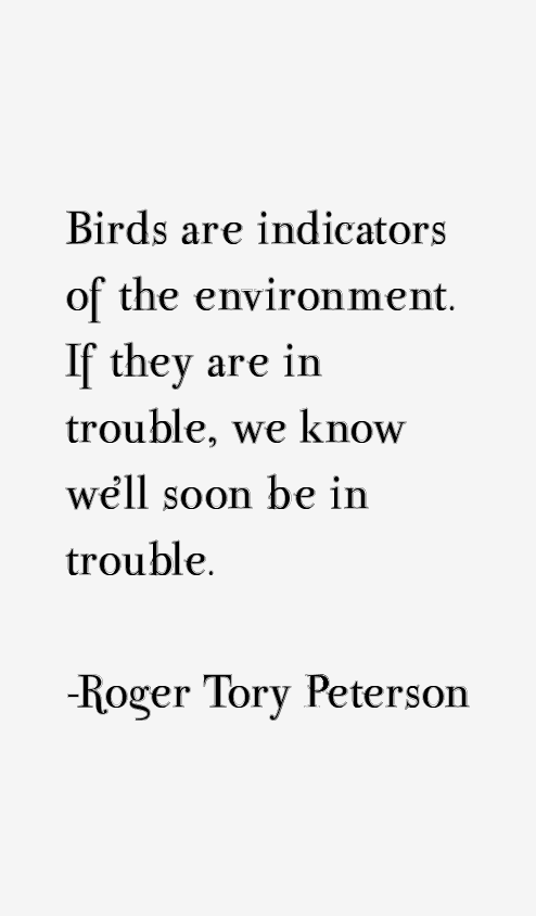 Roger Tory Peterson Quotes