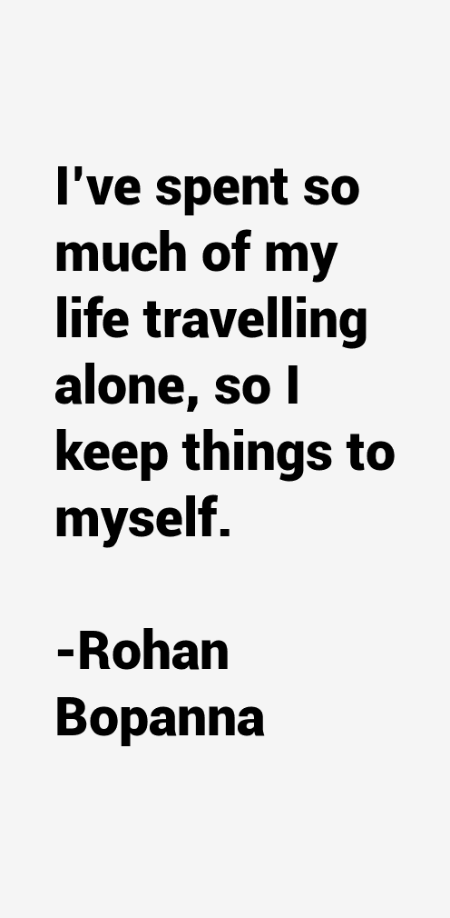 Rohan Bopanna Quotes