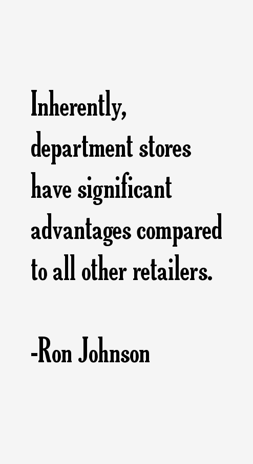 Ron Johnson Quotes