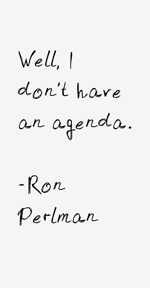 Ron Perlman Quotes