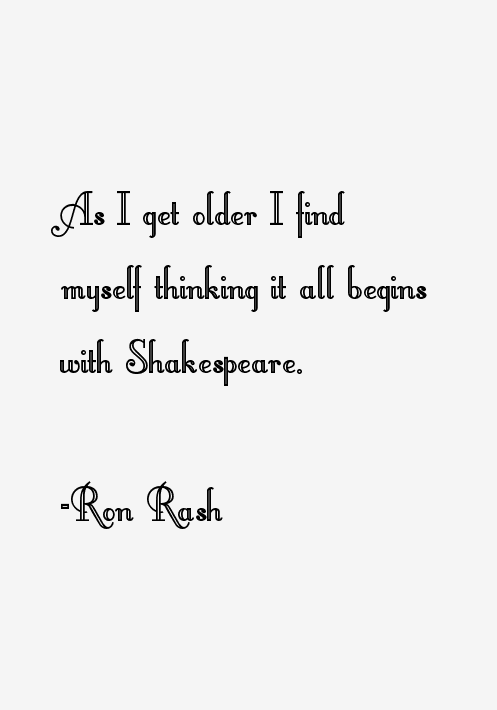 Ron Rash Quotes