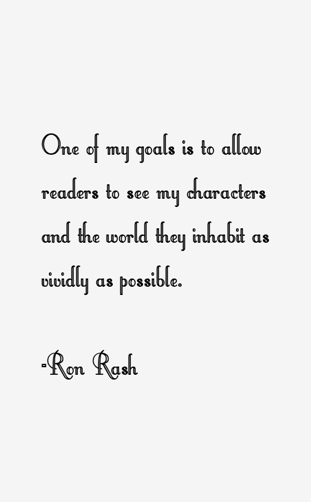 Ron Rash Quotes