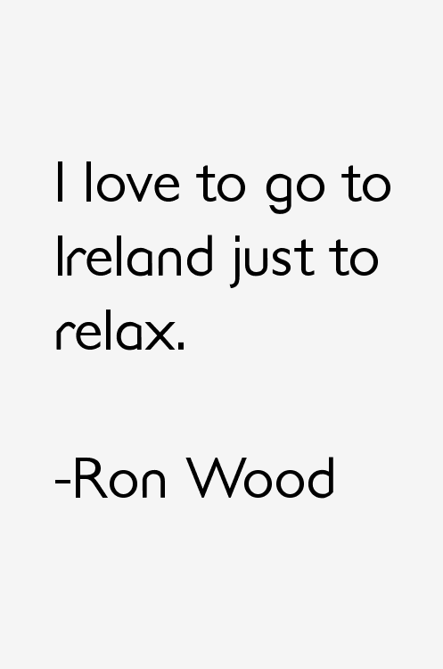 Ron Wood Quotes