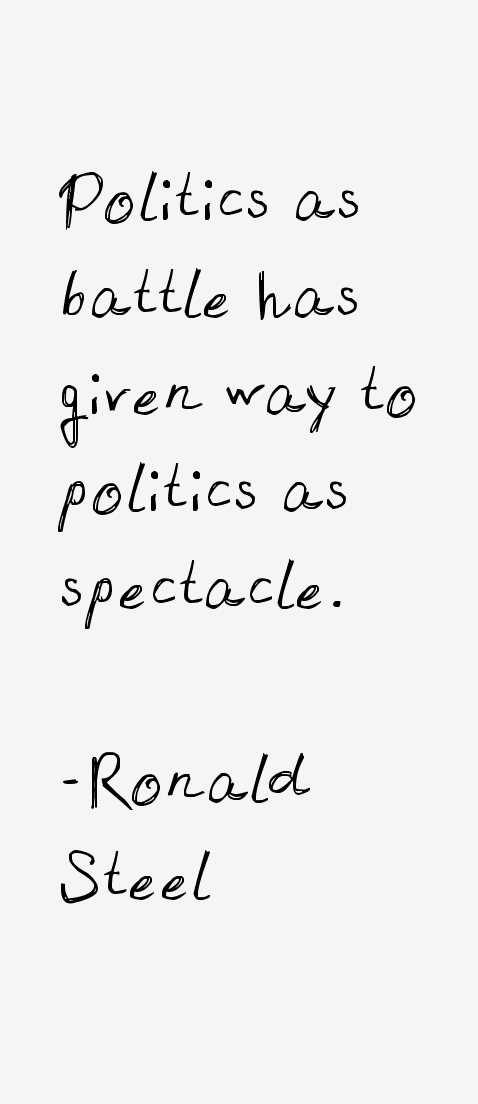 Ronald Steel Quotes