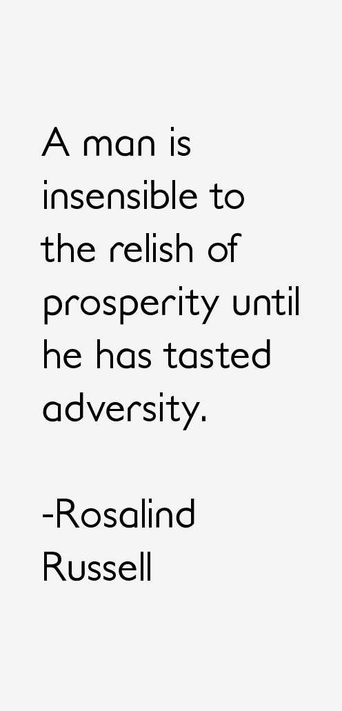 Rosalind Russell Quotes