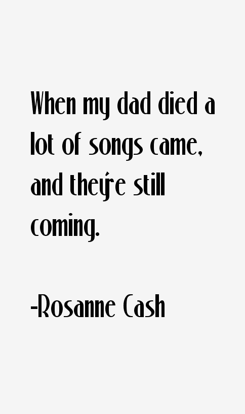 Rosanne Cash Quotes