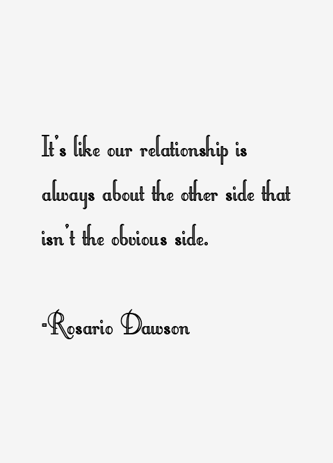 Rosario Dawson Quotes