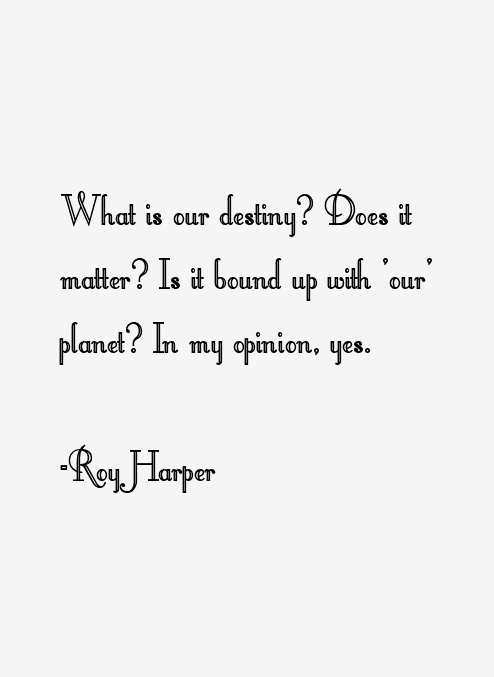 Roy Harper Quotes