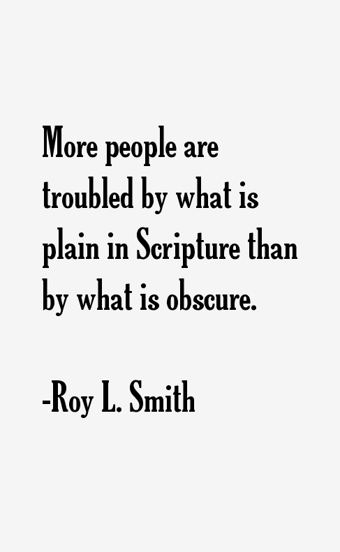 Roy L. Smith Quotes