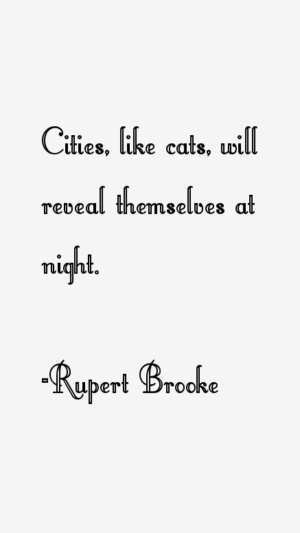 Rupert Brooke Quotes