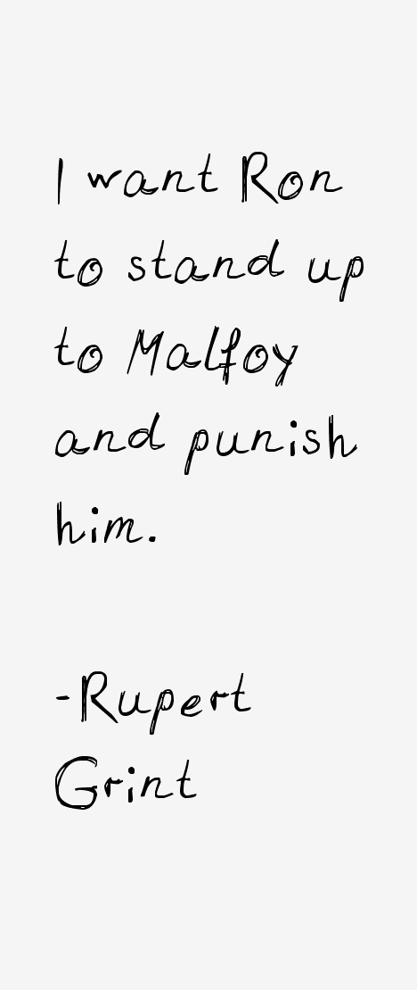 Rupert Grint Quotes