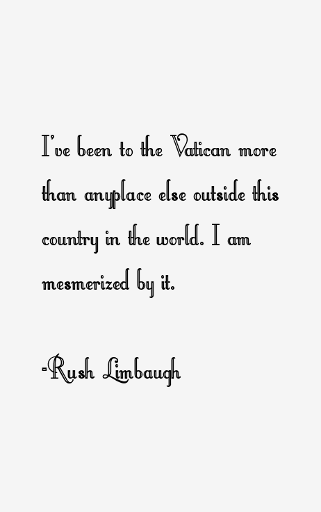 Rush Limbaugh Quotes