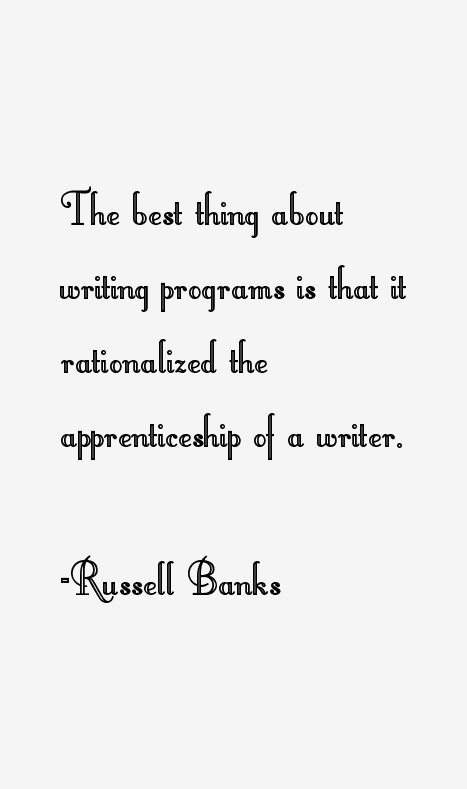 Russell Banks Quotes