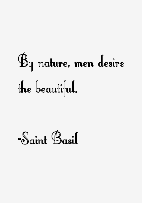 Saint Basil Quotes