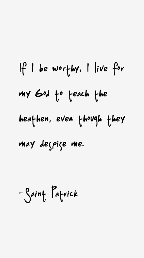 Saint Patrick Quotes