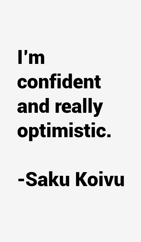 Saku Koivu Quotes