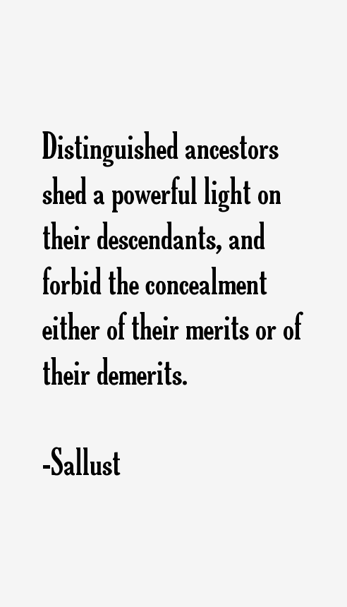 Sallust Quotes