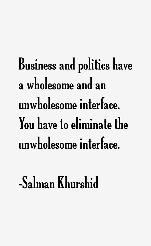 Salman Khurshid Quotes