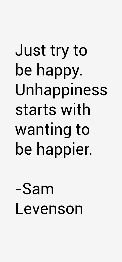 Sam Levenson Quotes