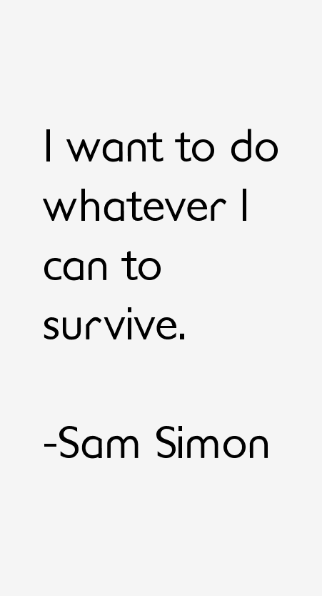Sam Simon Quotes