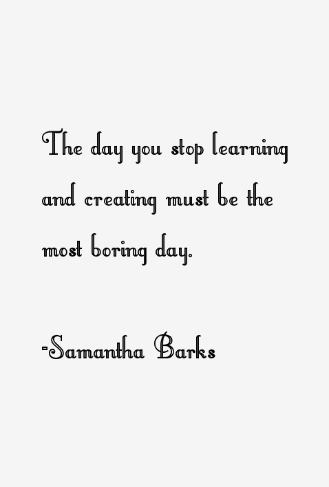Samantha Barks Quotes