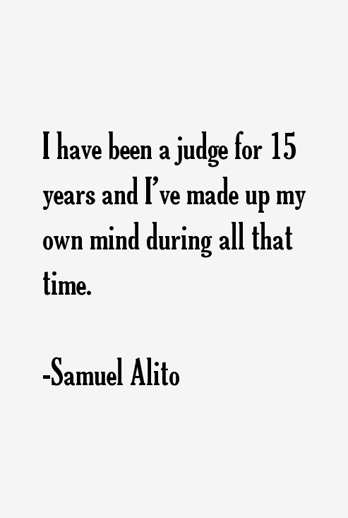 Samuel Alito Quotes