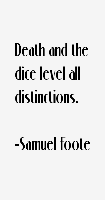Samuel Foote Quotes