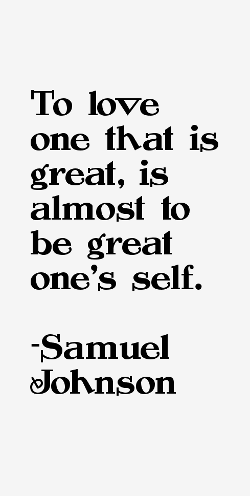 Samuel Johnson Quotes