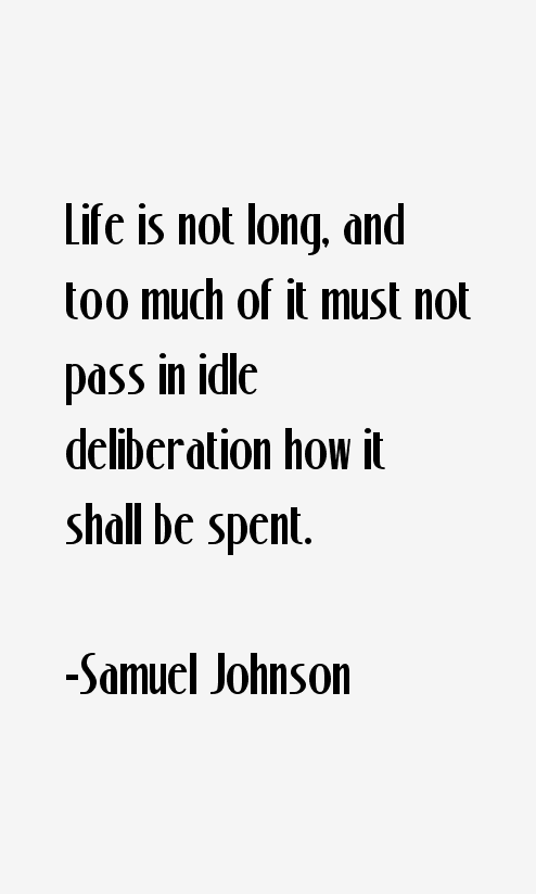 Samuel Johnson Quotes