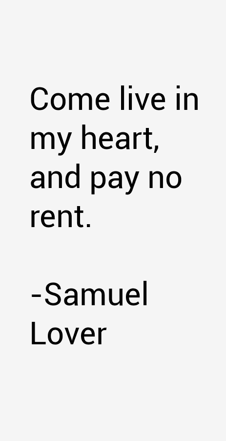 Samuel Lover Quotes