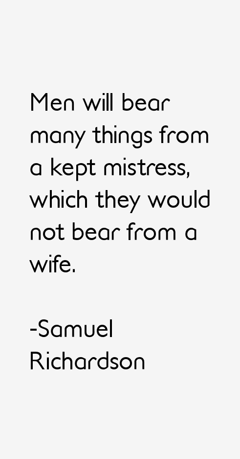 Samuel Richardson Quotes