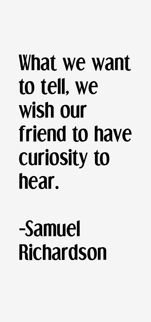 Samuel Richardson Quotes