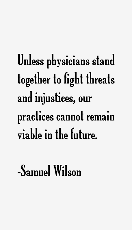 Samuel Wilson Quotes