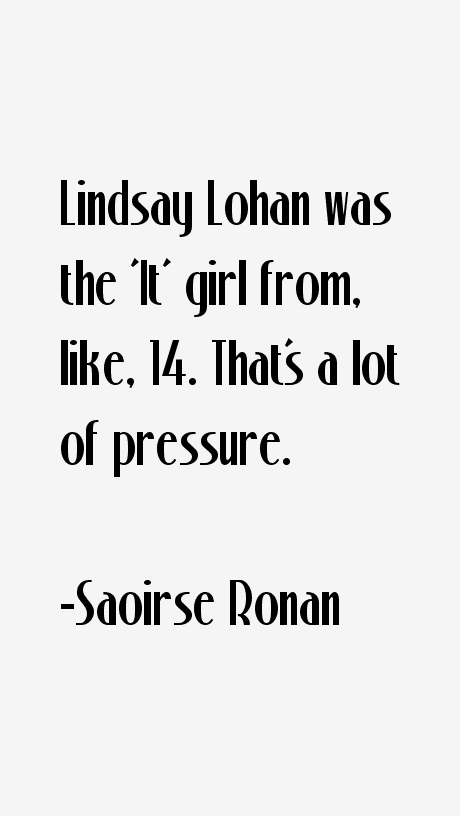 Saoirse Ronan Quotes