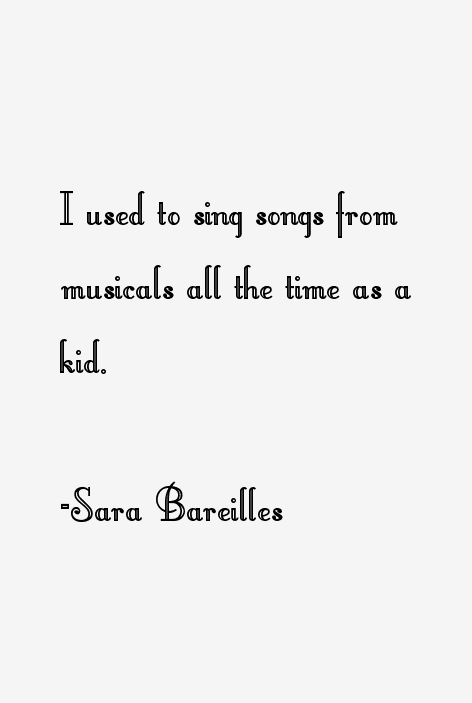 Sara Bareilles Quotes