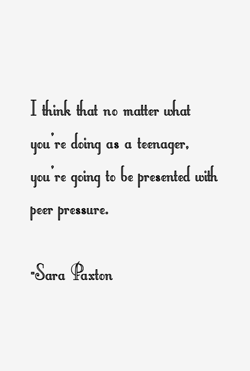 Sara Paxton Quotes