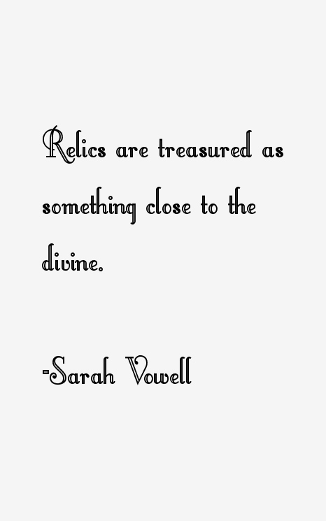 Sarah Vowell Quotes