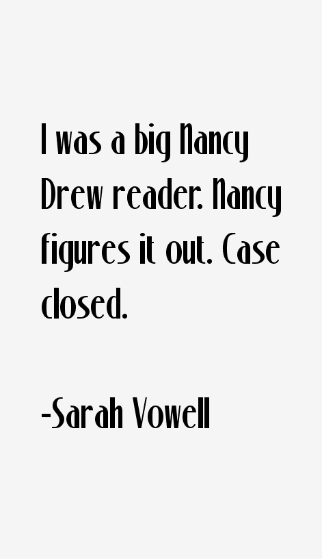 Sarah Vowell Quotes