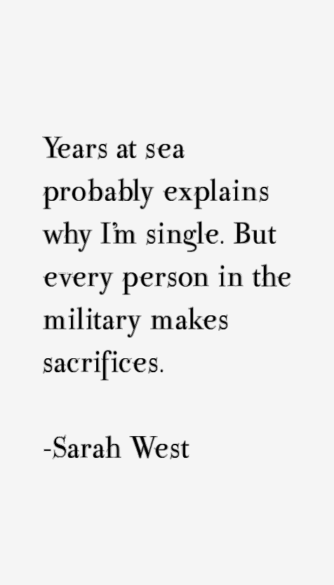 Sarah West Quotes