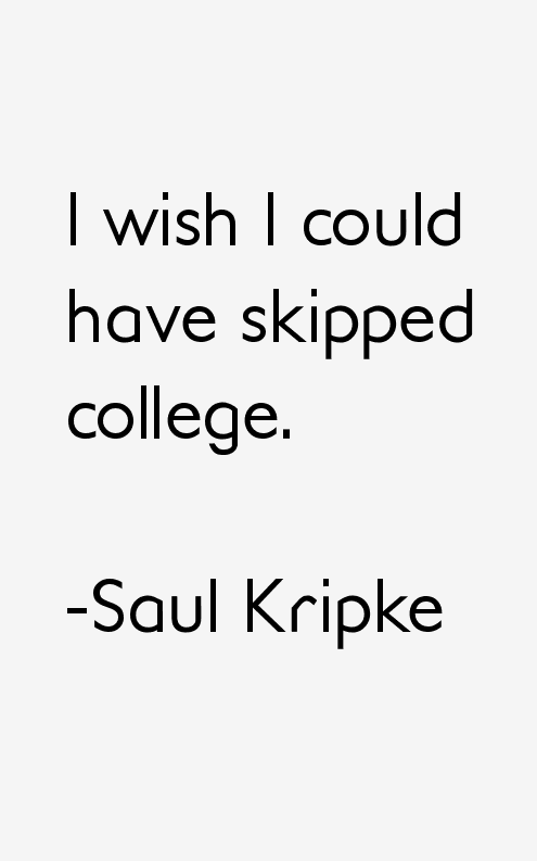 Saul Kripke Quotes