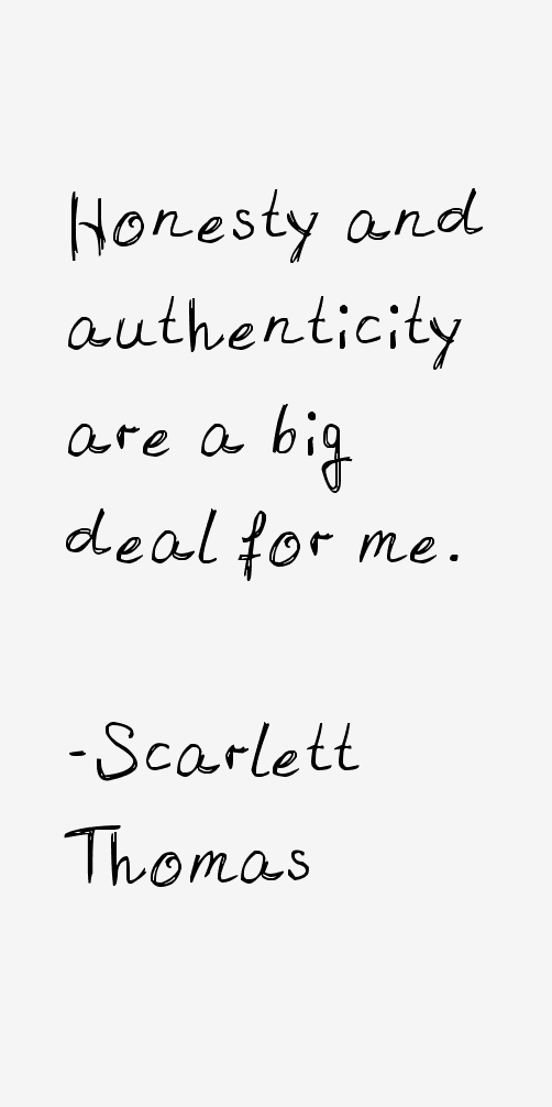 Scarlett Thomas Quotes